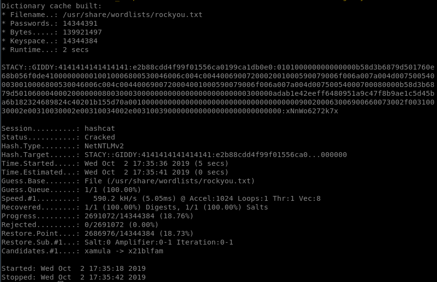 hashcat part 2